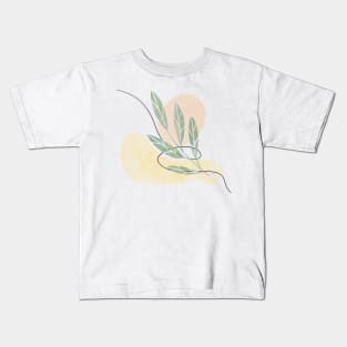 Nature Geometrical Abstract Art Kids T-Shirt